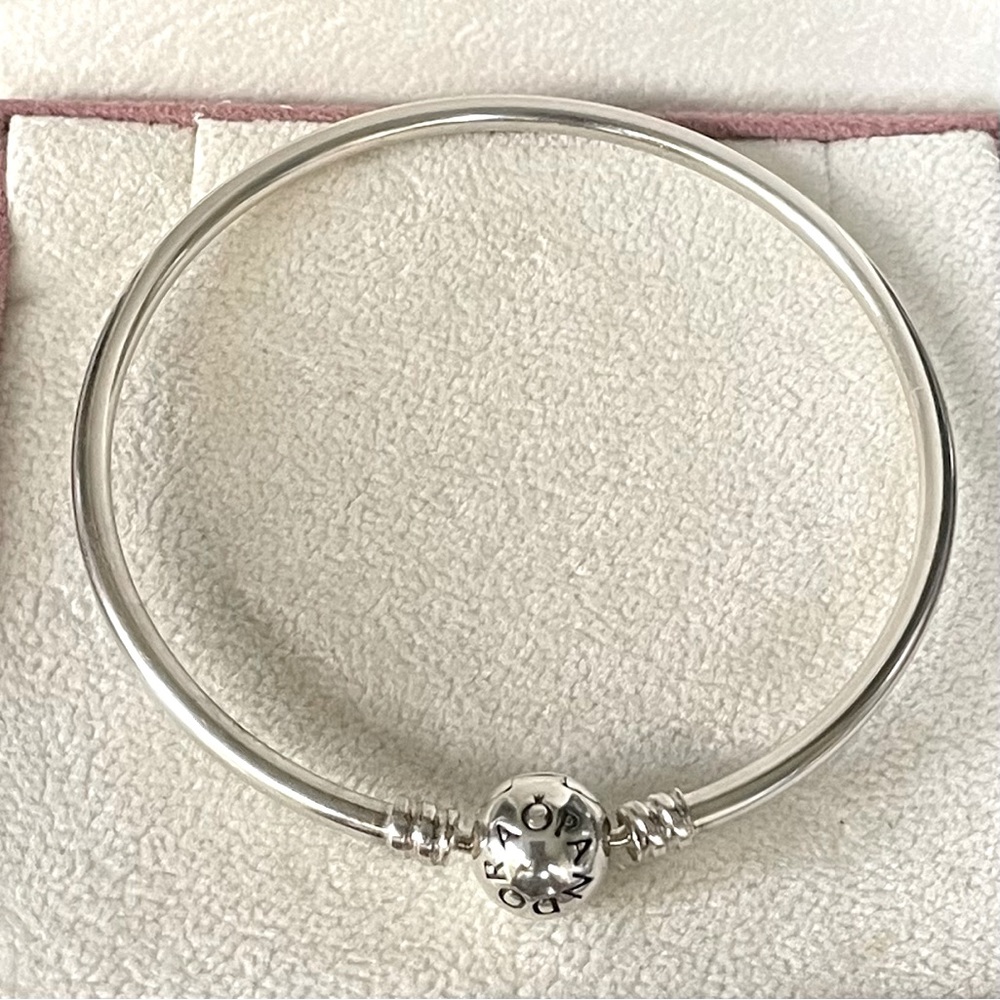 Authentic Pandora Bangle Bracelet 6.5 inches For a Little Wrist or Baby Girl